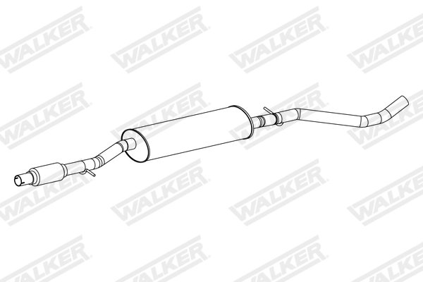 TOBA ESAPAMENT FINALA WALKER 24324 - Compatibil cu FIAT