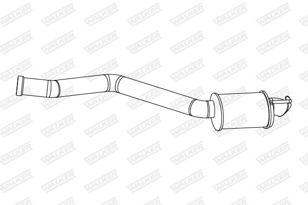 TOBA ESAPAMENT FINALA WALKER 24332 - Compatibil cu MERCEDES-BENZ