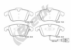 Set placute frana Breck 24333 00 701 10
