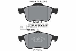 Set placute frana Textar 2433901