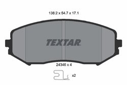 Set placute frana Textar 2434601
