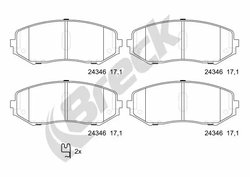 Set placute frana Breck 24346 00 701 00