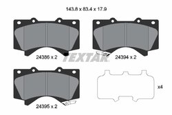Set placute frana Textar 2438601