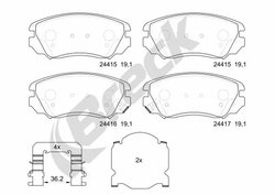 Set placute frana Breck 24415 00 701 10