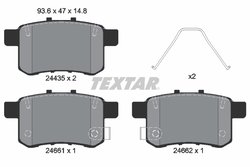 Set placute frana Textar 2443501