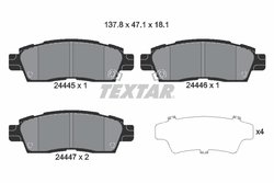 Set placute frana Textar 2444501