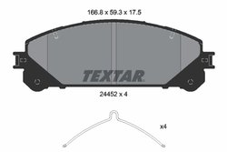 Set placute frana Textar 2445201