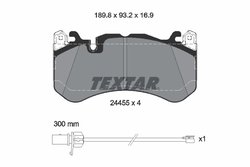 SET PLACUTE FRANA TEXTAR 2445501 - Compatibil cu AUDI