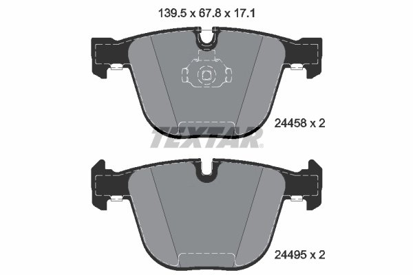 Set placute frana Textar 2445801