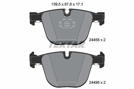 Set placute frana Textar 2445801