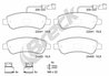 Set placute frana Breck 24465 00 703 10