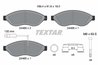 Set placute frana Textar 2446807