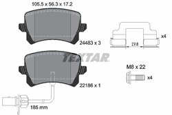 Set placute frana Textar 2448307
