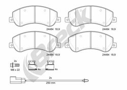 Set placute frana Breck 24484 00 703 10