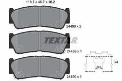 Set placute frana Textar 2448801