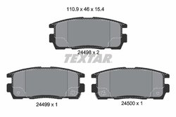 Set placute frana Textar 2449801