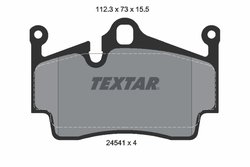 Set placute frana Textar 2454101