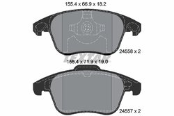 SET PLACUTE FRANA TEXTAR 2455801 - Compatibil cu CITROEN, DS, PEUGEOT
