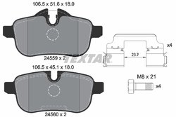 Set placute frana Textar 2455901