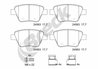 SET PLACUTE FRANA BRECK 24563 00 704 00 - Compatibil cu AUDI, SEAT, SKODA, VW