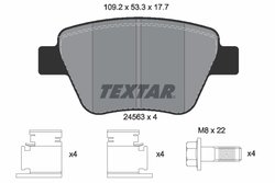 Set placute frana Textar 2456301
