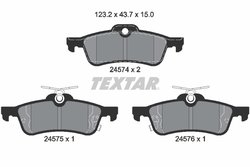 Set placute frana Textar 2457401