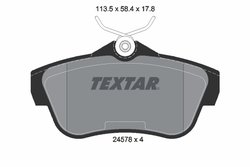 Set placute frana Textar 2457803