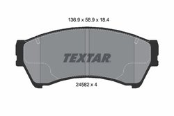 Set placute frana Textar 2458201