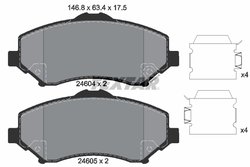 Set placute frana Textar 2460402