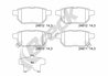 Set placute frana Breck 24610 00 704 10