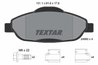 Set placute frana Textar 2466001