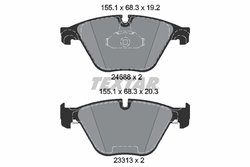 Set placute frana Textar 2468801