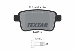 Set placute frana Textar 2469204