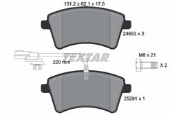 Set placute frana Textar 2469306