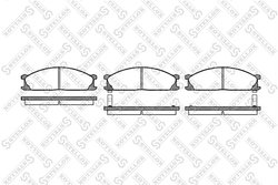 Set placute frana Stellox 247 002-SX