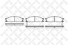 Set placute frana Stellox 247 002-SX
