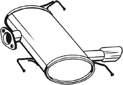 TOBA ESAPAMENT FINALA BOSAL 247-009 - Compatibil cu BMW