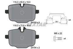 Set placute frana Textar 2470301