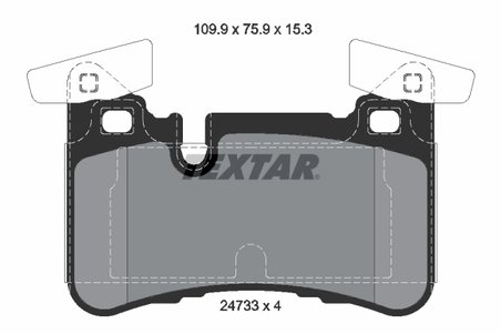 Set placute frana Textar 2473301
