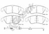 Set placute frana Breck 24743 00 551 00