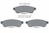 SET PLACUTE FRANA TEXTAR 2474401 - Compatibil cu CHEVROLET, CHEVROLET (SGM), DAEWOO, HOLDEN, SUZUKI