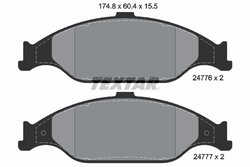 SET PLACUTE FRANA TEXTAR 2477601 - Compatibil cu FORD USA