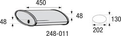 TOBA ESAPAMET INTERMEDIARA, UNIVERSAL BOSAL 248-011 - Piesa auto compatibila cu mai multe marci