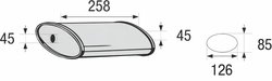 TOBA ESAPAMET INTERMEDIARA, UNIVERSAL BOSAL 248-059 - Piesa auto compatibila cu mai multe marci