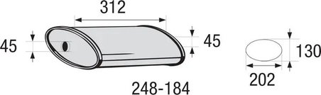 Toba esapamet intermediara, universal Bosal 248-184