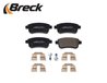 SET PLACUTE FRANA BRECK 24820 00 704 00 - Compatibil cu RENAULT