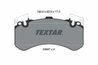 SET PLACUTE FRANA TEXTAR 2484701 - Compatibil cu AUDI, BENTLEY