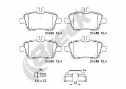 Set placute frana Breck 24848 00 704 00