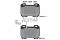 Set placute frana Textar 2485201