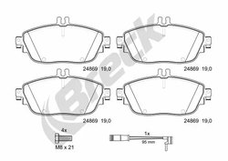 Set placute frana Breck 24869 00 701 00